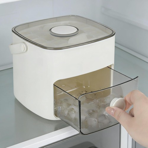 Ice cube maker - cube, press