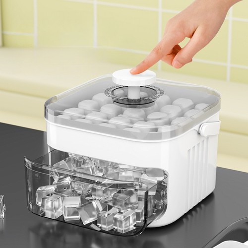 Cube ice maker tray with - ice,