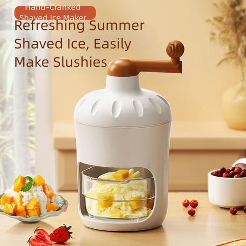 Hand crank ice shaver - hand,
